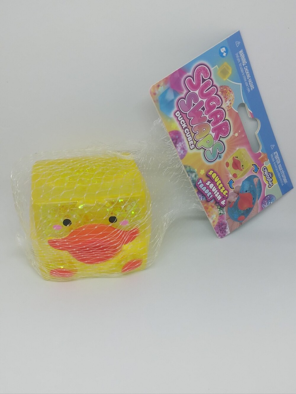 Sugar Swaps Yellow Duck Cube Squishy